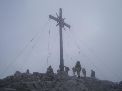 002-Nebelschwaden ueber dem  Sulzfluhgipfel